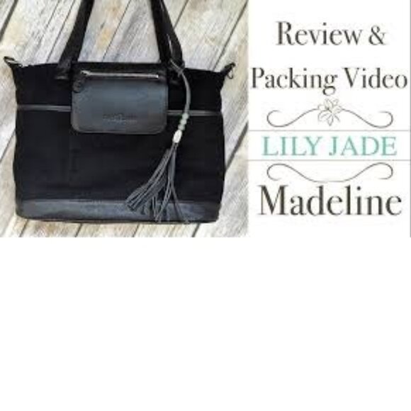 New Lily Jade Maternity Diaper Bag Madeline Baby Tote - Picture 3 of 16